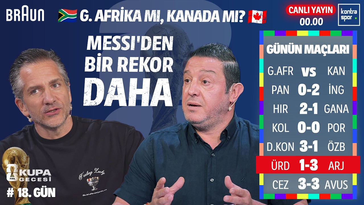 🔴 CANLI | Güney Afrika - Kanada | Nihat Kahveci, Nebil Evren | Kupa Gecesi #17