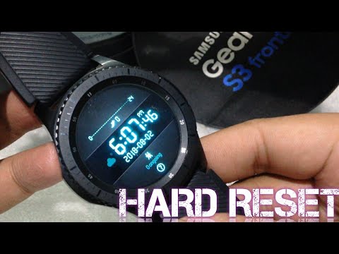 Cara hard reset Samsung Gear S3 Frontier