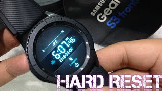 Cara hard reset Samsung Gear S3 Frontier
