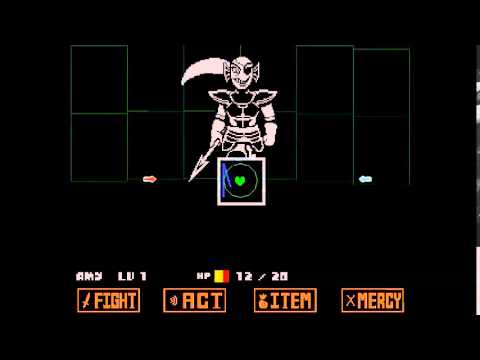 Undertale - Pacifist - Undyne fight