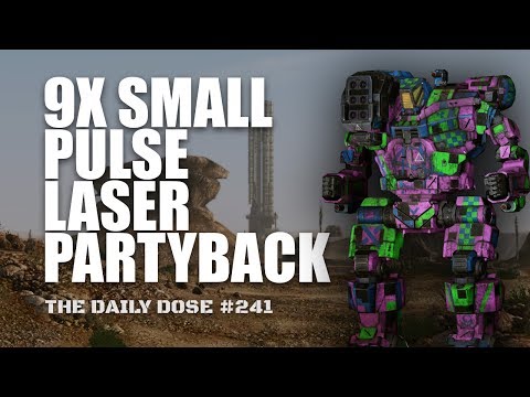 Small Pulse Laser Partyback -  Hunchback HBK-4P - Mechwarrior Online The Daily Dose #241
