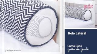 Kit Cama Babá Zig Zag Marinho | Ref: 59238