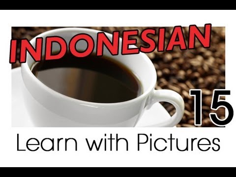 Learn Indonesian Vocabulary with Pictures - Quenching your Thirst