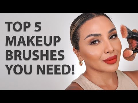 THE TOP 5 MAKEUP BRUSHES YOU NEED | NINA UBHI