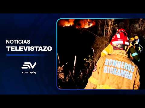 11 incendios forestales se reportaron en distintos sectores de Chimborazo | Televistazo | Ecuavisa