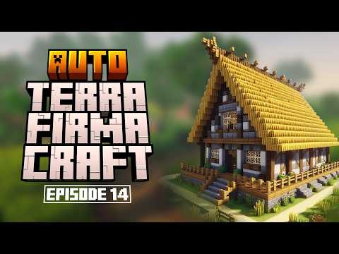 🏠 Adding a special rooftop our house. Auto-TerraFirmaCraft (#ATFC), Ep14