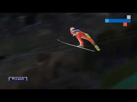 Ski long jump world record LAUNCHES INTO SPACE
