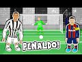 ⚽PENALDO⚽ Barcelona 0-3 Juventus (Ronaldo vs Messi Goals Highlights Penalties Champions League 2020)