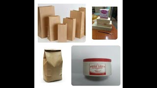 HOW TO MAKE KHAKI PACKAGING PAPER BAGS AT HOME