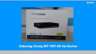 Unboxing – Strong SRT 7007 – HD-Sat-Reciver