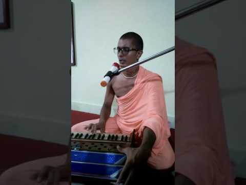 Esctatic Kritan at ISKCON Chitwan by HG Kripalu Gaur Sundar Prabhu Jee