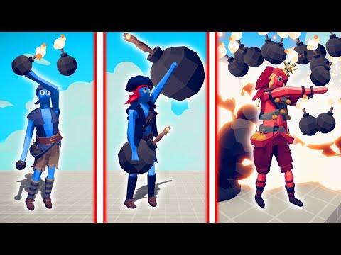 EVOLUTION OF SUPER BOMB THROWER | TABS - Totally Accurate Battle Simulator
