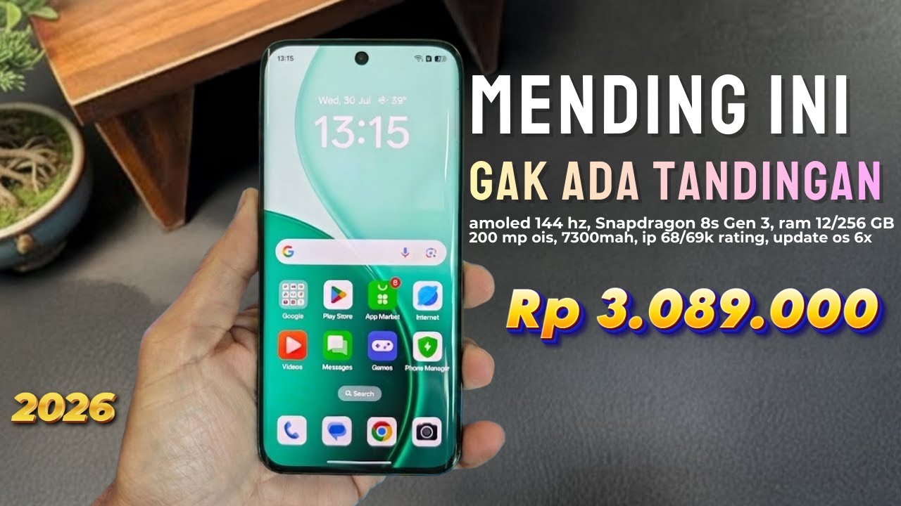 INI BARU WORTH IT‼️7300MAH, RAM 12/256 GB, 200 MP OIS - HP 3 JUTAAN TERBAIK JANGKA PANJANG 2026