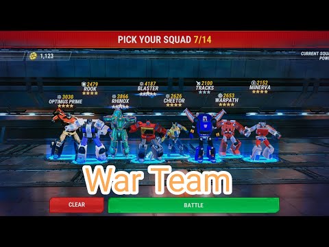 My war team.
