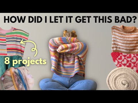 Knitting WIP Marathon: Finishing Everything on My Needles