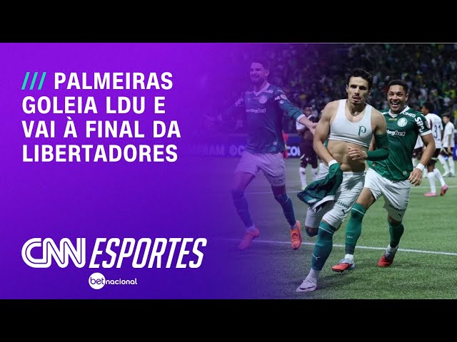 Palmeiras goleia LDU e vai à final da Libertadores contra o Flamengo | CNN NOVO DIA
