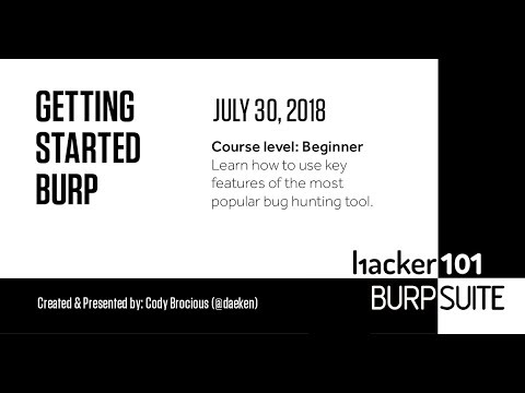 Getting Started With Burp