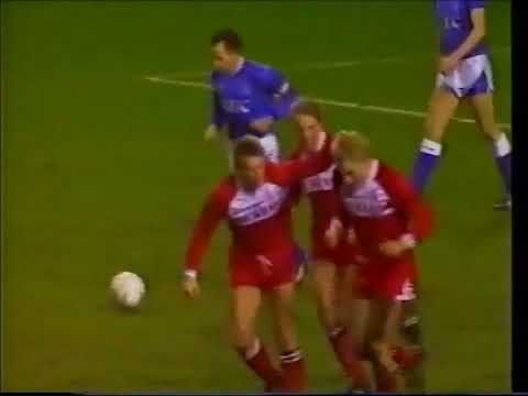 Everton v Middlesbrough F.A. Cup 4th Round 2nd Replay 09-02-1988
