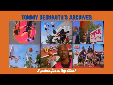 McDonald's ad - All Star Break featuring Looney Tunes and Michael Jordan (1995)