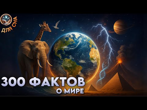 ЛЕКЦИЯ ДЛЯ СНА🌙 300 фактов о мире, который должен знать каждый