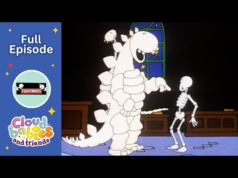 Funnybones: Dinosaurs 🦖 Spooky Preschool Cartoons | Cloudbabies & Friends