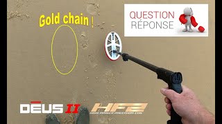 Détection plage : questions, réponses, disque XP Deus 2 HF2 et chaine en or, bilan et perspectives !