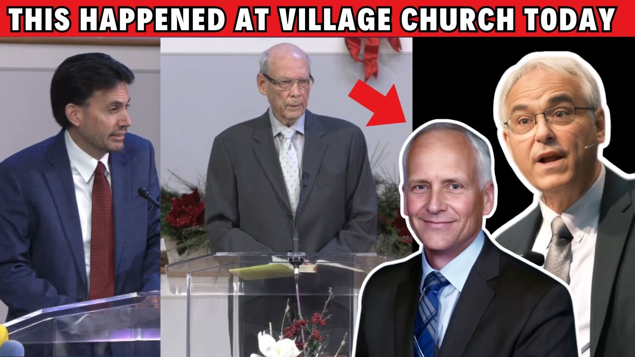 Conference official at the village church