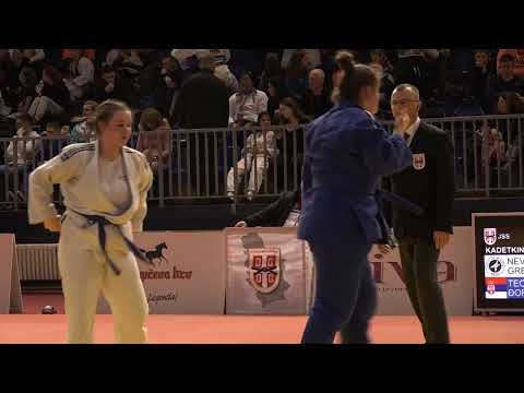 Nevena Grbić MLA Teodora Đorđević GOĆ 0:1 +70kg #ŠampionatSrbijeKadeti2023