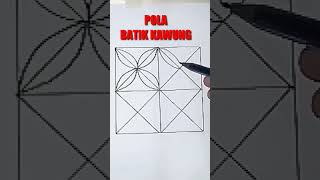 Download lagu Cara menggambar batik kawung yang mudah dan simple #shorts #batik mp3