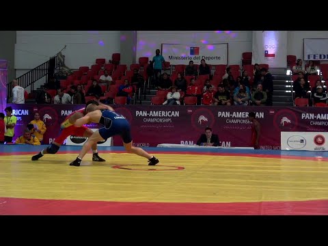 Quarterfinal FS - 57 kg: Zachary Luke SANDERS (USA) df. Yersor HERNANDEZ (COL) by TF, 10-0