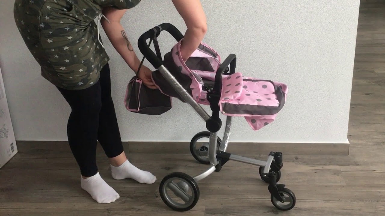 Baby Rose 2 in 1 poppenwagen