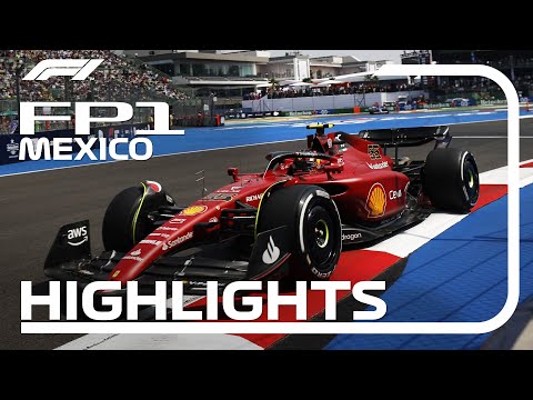 F1第20戦メキシコGP FP1のハイライト動画