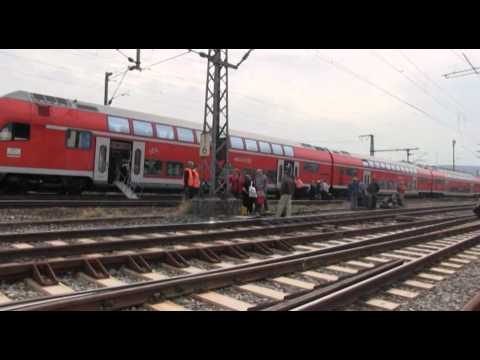 IC Zugentgleisung Stuttgarter Hauptbahnhof 29.09.2012