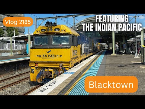 Sydney Trains Vlog 2185: Blacktown Featuring the Indian Pacific