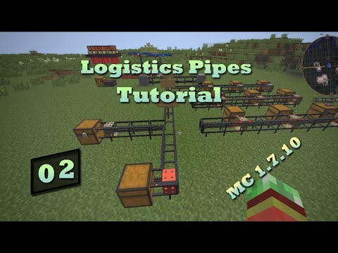 Logistics Pipes Tutorial - #2 - Item Sorting & Default Route