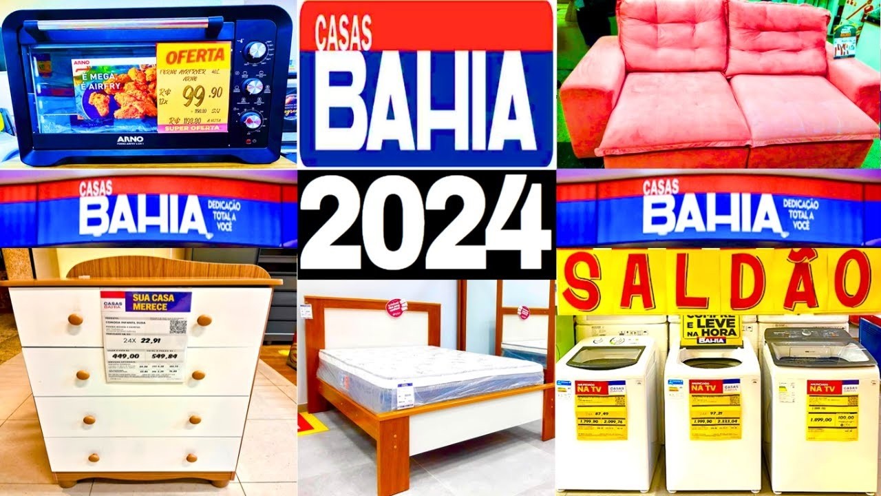IT'S TIME for the BIGGEST SALE of the YEAR at CASAS BAHIA to CLEAR OUT the 2024 STOCK with OFFERS