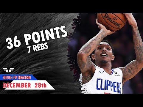 Lou Williams - 2018.12.28 - Clippers vs Lakers - 36 Pts, 7 Rebs