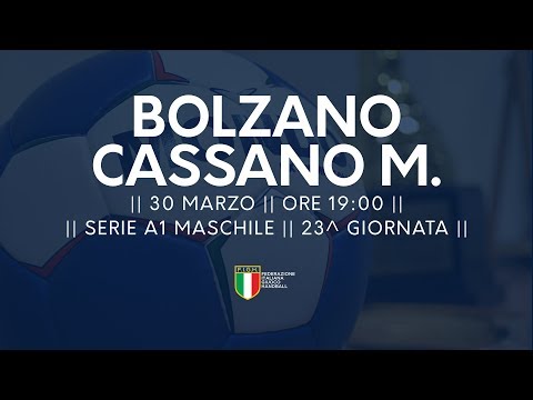 Serie A1M [23^]: Bolzano - Cassano Magnago 27-22