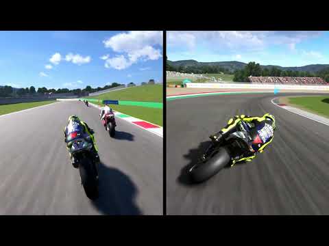 MotoGP 20 (Right) Vs MotoGP 19 (Left) Comparison Video