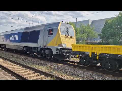 Voith Maxima mit Schwellenzug auf der Schusterbahn in Stuttgart