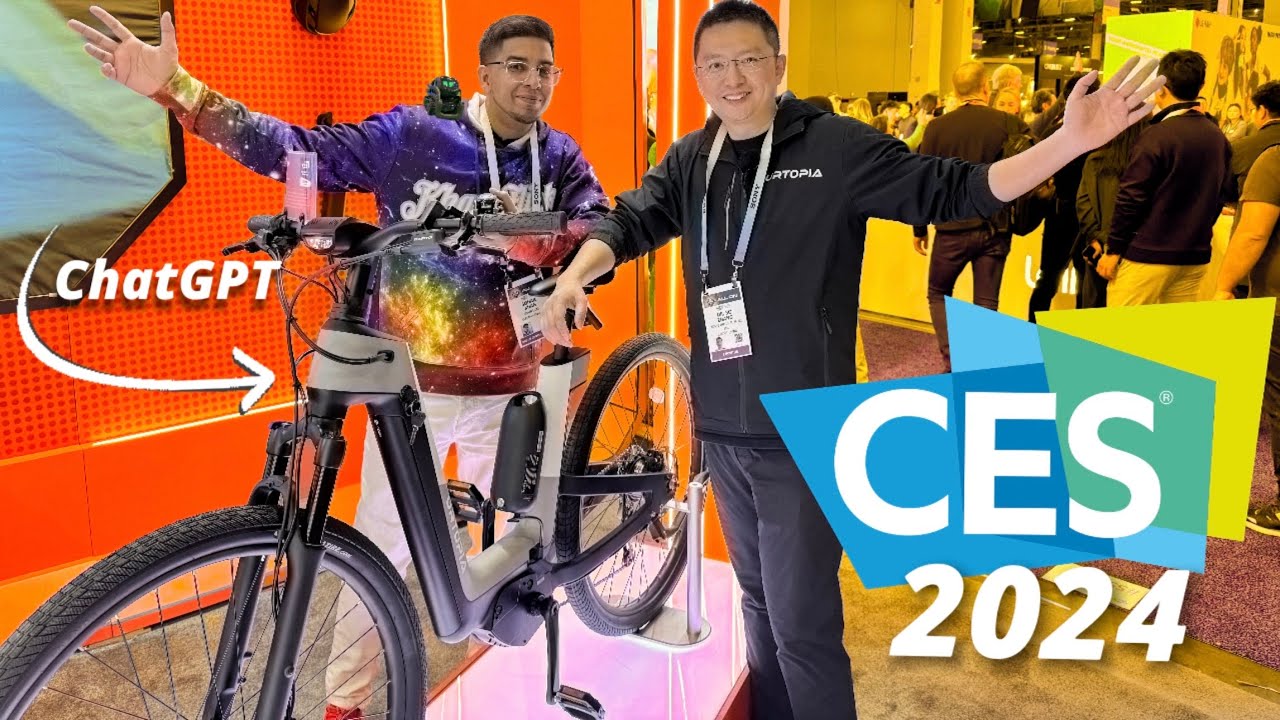 The CHATGPT Bike is REAL at CES 2024! | Khan & Vector