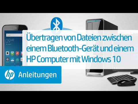 Übertragen von Dateien zwischen einem Bluetooth-Gerät und einem HP Computer mit Windows 10
