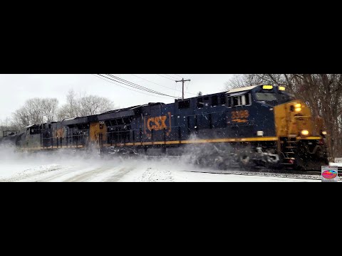 CSXT 3398 & 3047 leading a small Q634-06 @ Dunkirk, NY