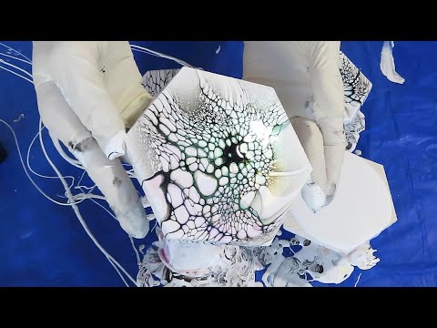 79. Sheleeart - Watch the colours shift in these beautiful ColoureArte Firefly Hexagonal Coasters