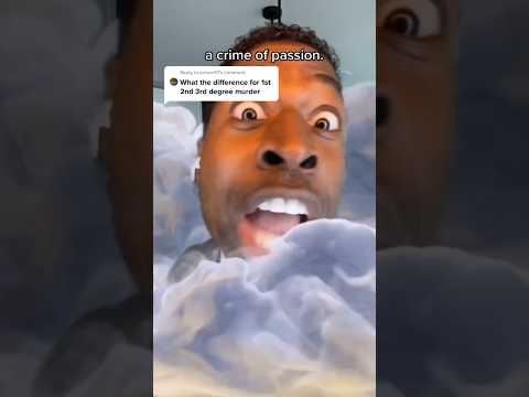 What is the difference between 1st, 2nd, and 3rd degree murder? Attorney Ugo Lord reacts! #shorts