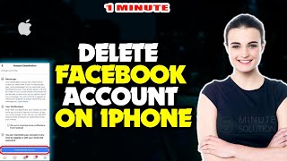 How to delete facebook account in iphone 2024 [ permanently ] Closing facebook account