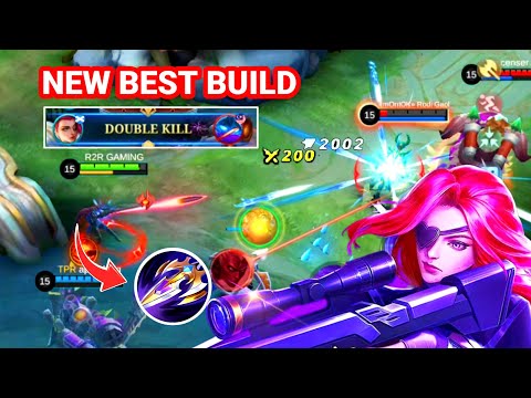 THANKS MOONTON FOR LESLEY NEW BEST BUILD || LESLEY BEST BUILD 2023-MOBILE LEGENDS