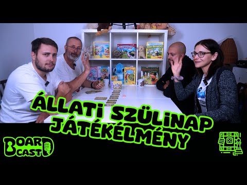 NYERJ ÁLLATI SZÜLINAP! TÁRSASJÁTÉKOT!  | Családi Játék Ajánló 6+ Korosztálynak - BoardCast - S01E14 - BoardCast
