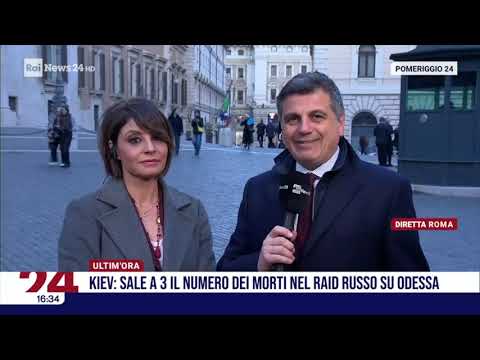 Dolores Bevilacqua in collegamento con Rainews24 - 27/01/2026