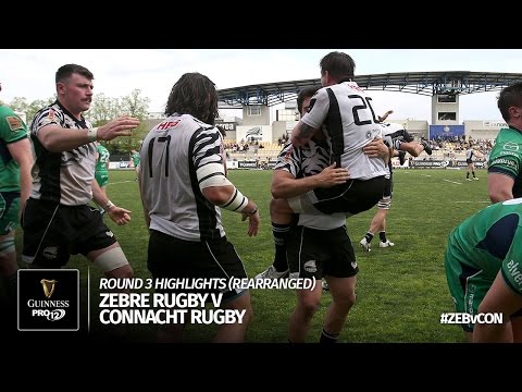 Round 3 Highlights: Zebre Rugby v Connacht Rugby | 2016/17 season